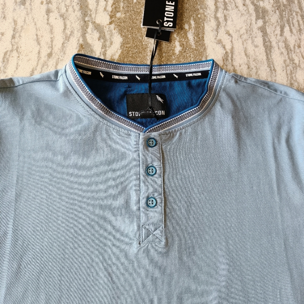 Stone Falcon Men's Fashion T-shirt New Size Medium
